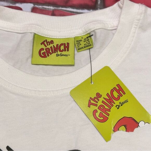 The GRINCH Dr.Seuss MERRY WHATEVER GRINCHMAS T-shirt 6-8 - Picture 3 of 7
